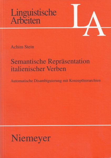 Achim Stein • Semantische Repräsentation italienischer Verben
