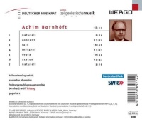Achim Bornhöft • Edition zeitgenössische Musik CD