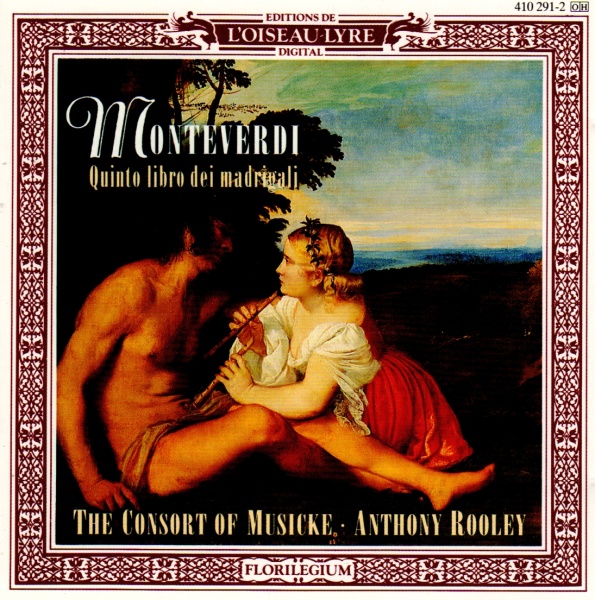 Claudio Monteverdi (1567-1643) - Quinto libro dei madrigali CD - Anthony Rooley