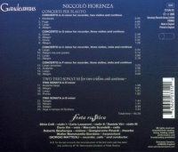 Niccolo Fiorenza (1700-1764) • Concerti Per Flauto / Two Trio Sonatas CD