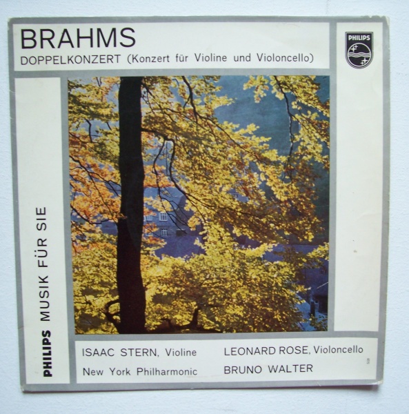 Johannes Brahms (1833-1897) • Doppelkonzert 10" • Isaac Stern & Leonard Rose