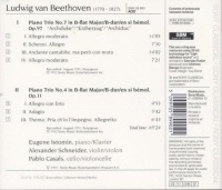 Pablo Casals: Ludwig van Beethoven (1770-1827) • Piano Trios Nos. 4 & 7 CD