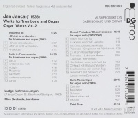 Jan Janca • Works for Trombone and Organ / Organ Works (Vol. 2) CD