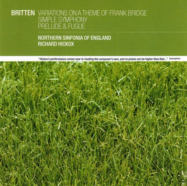 Benjamin Britten (1913-1976) • Variations on a Theme of Frank Bridge CD • Richard Hickox