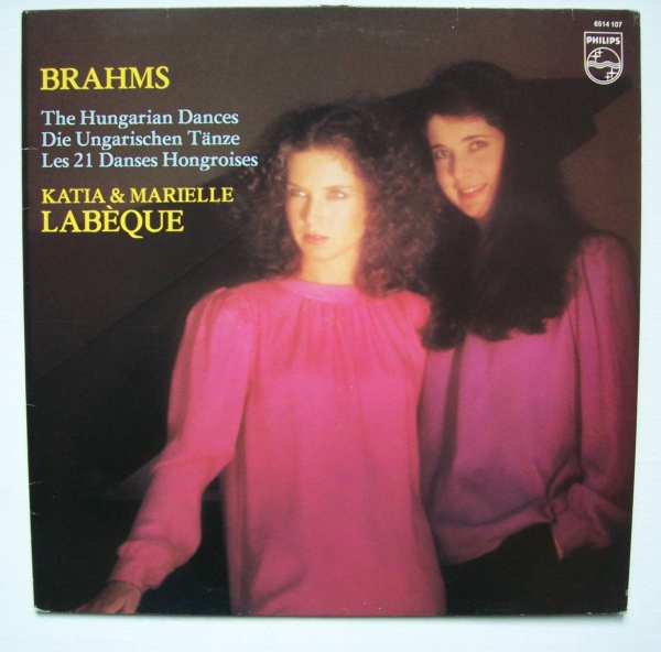 Katia & Marielle Labeque: Johannes Brahms (1833-1897) • The Hungarian Dances LP