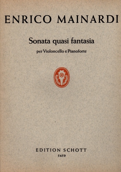 Enrico Mainardi • Sonata quasi fantasia