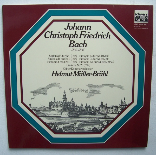 Johann Christoph Friedrich Bach (1732-1795) • Sinfonien 2 LPs