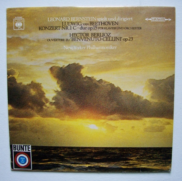 Ludwig van Beethoven (1770-1827) • Konzert Nr. 1 C-Dur op. 15 LP • Leonard Bernstein