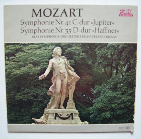 Ferenc Fricsay: Mozart (1756-1791) - Symphonie Jupiter & Haffner LP