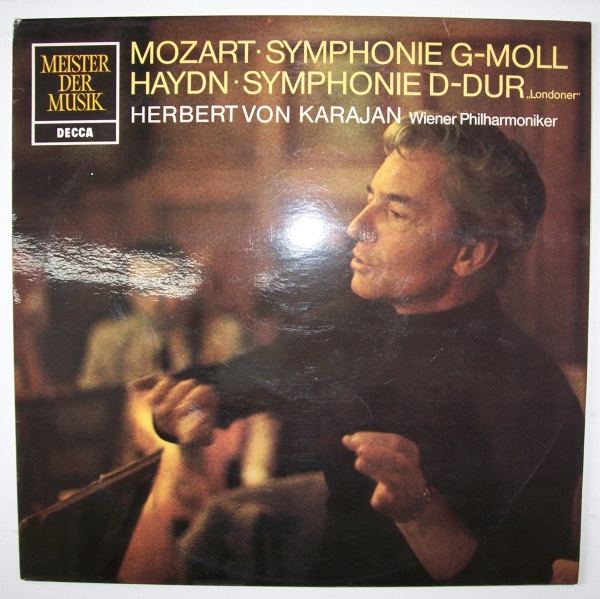 Herbert von Karajan: Wolfgang Amadeus Mozart (1756-1791) • Symphonie G-Moll LP