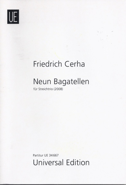 Friedrich Cerha • Neun Bagatellen
