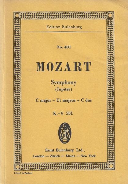 Wolfgang Amadeus Mozart (1756-1791) • Symphony C major (Jupiter)