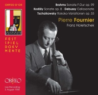 Pierre Forunier • Brahms, Kodály, Debussy, Tchaikovsky CD