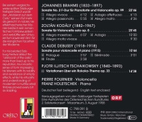 Pierre Forunier • Brahms, Kodály, Debussy, Tchaikovsky CD