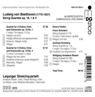 Ludwig van Beethoven (1770-1827) • String Quartets op. 18, 1 & 4 CD