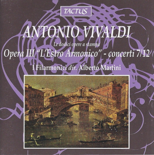 Antonio Vivaldi (1678-1741) • LEstro Armonico - concerti 7/12 CD