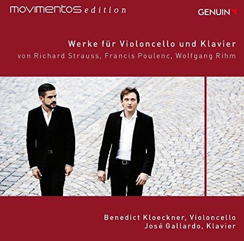 Werke für Violoncello und Klavier von Strauss, Poulenc, Rihm CD