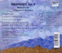 Igor Stravinsky (1882-1971) • Vol. V CD