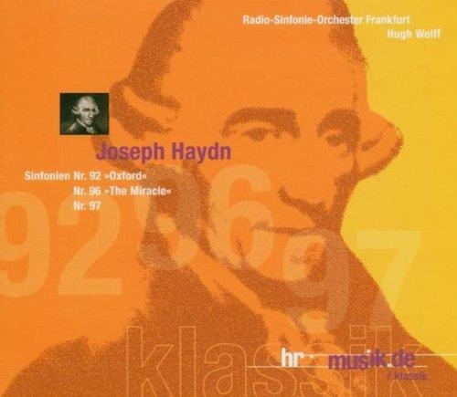 Haydn (1732-1809) • Sinfonien Nr. 92 Oxford / Nr. 96 The Miracle / Nr. 97 CD
