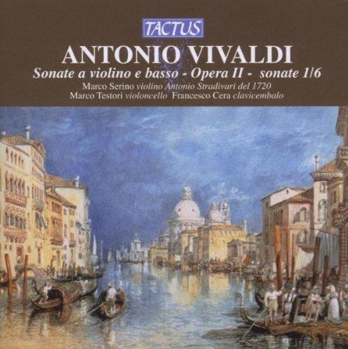Antonio Vivaldi (1678-1741) • Sonate a violino e basso - Opera II - sonate 1/6 CD