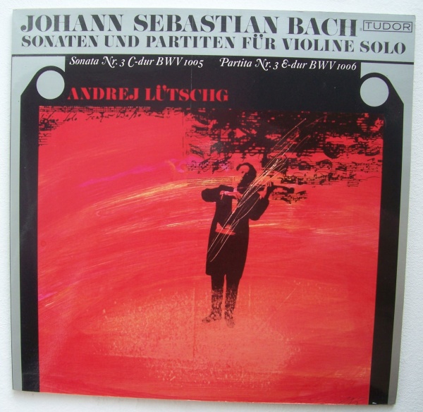 Andrej Lütschg: Bach (1685-1750) • Sonaten und Partiten für Violine solo LP