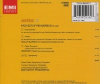 Krzystof Penderecki • Matrix #17 CD