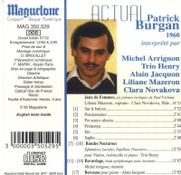 Patrick Burgan • Musique de Chambre CD