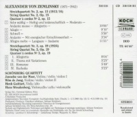 Alexander Zemlinsky (1871-1942) • Streichquartette 2...