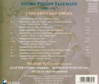 Georg Philipp Telemann (1681-1767) • Concerto da camera CD