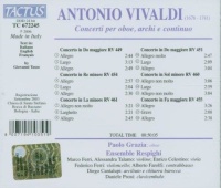 Antonio Vivaldi (1678-1741) • Concerti per oboe, archi e continuo CD