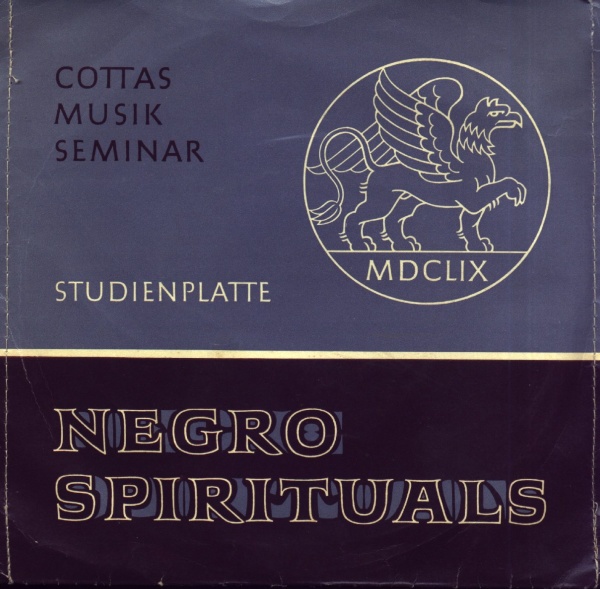 Cottas Musik Seminar - Negro Spirituals 7"