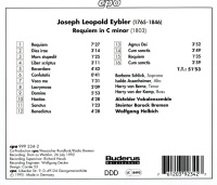 Joseph von Eybler (1765-1846) • Requiem CD