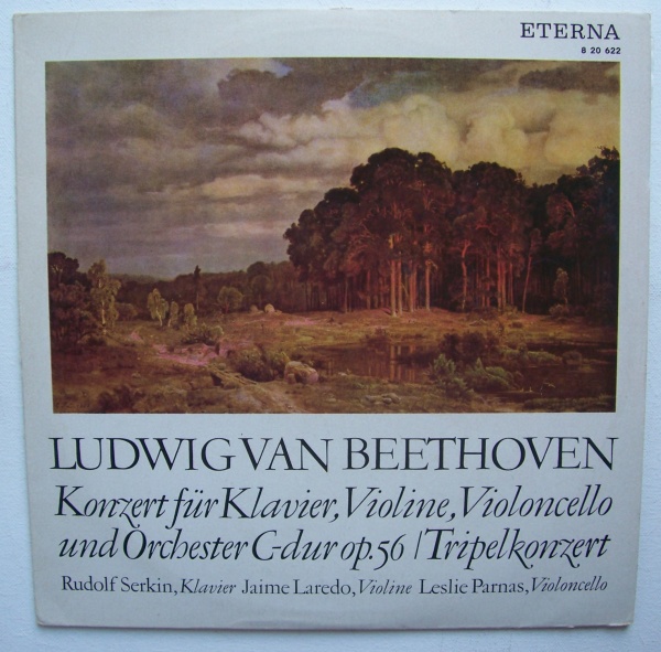 Ludwig van Beethoven (1770-1827) • Triple Concerto LP • Leslie Parnas, Rudolf Serkin & Jaime Laredo