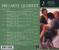 Joseph Haydn (1732-1809) • String Quartets, Vol. 1 2 CDs • Pro Arte Quartet