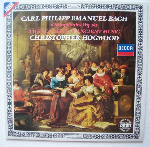 Carl Philipp Emanuel Bach (1714-1788) • 6 Symphonies, Wq. 182 LP