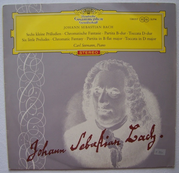 Johann Sebastian Bach (1685-1750) • Sechs kleine Präludien LP • Carl Seemann