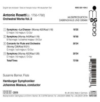 Antonio Rosetti (1750-1792) • Orchestral Works Vol....