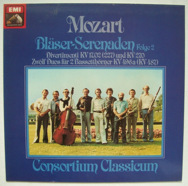 Wolfgang Amadeus Mozart (1756-1791) • Bläser-Serenaden Folge 2 LP