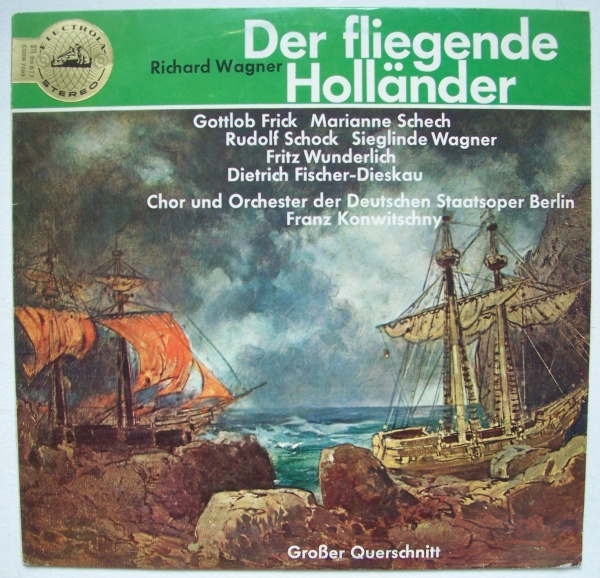 Wagner (1813-1883) • Der Fliegende Holländer LP • Dietrich Fischer-Dieskau