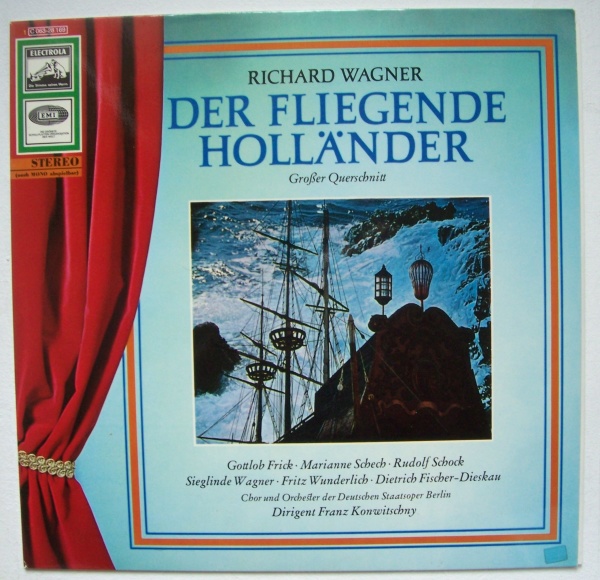 Wagner (1813-1883) • Der Fliegende Holländer LP • Dietrich Fischer-Dieskau
