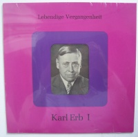 Karl Erb • Lebendige Vergangenheit I LP