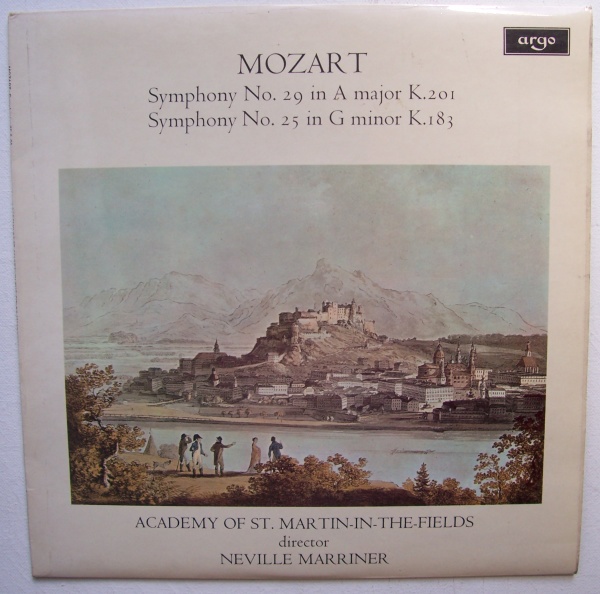 Wolfgang Amadeus Mozart (1756-1791) • Symphony No. 29 & 25 LP • Neville Marriner