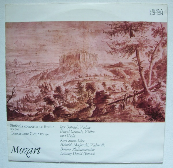 Mozart (1756-1791) • Sinfonia Concertante LP • Igor & David Oistrach