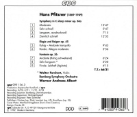 Hans Pfitzner (1869-1949) • Orchestral Works Vol. 3 CD