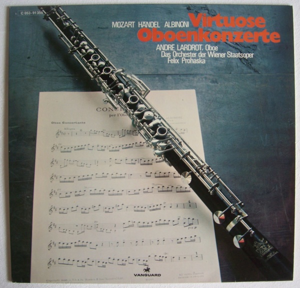 André Lardrot • Virtuose Oboenkonzerte LP