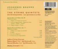 Johannes Brahms (1833-1897) • Die Steichquintette - The String Quintets CD