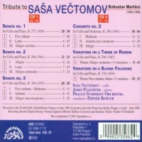 Bohuslav Martinu (1890-1959) • Tribute to Sasa Vectomov 2 CDs