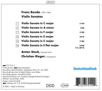 Franz Benda (1709-1786) • Six Violin Sonatas CD