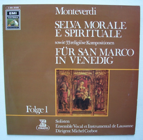 Claudio Monteverdi (1567-1643) – Selva Morale E Spirituale, Folge 1 LP
