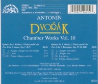 Antonin Dvorak (1841-1904) • String Quintets Opp. 1 and 97 CD